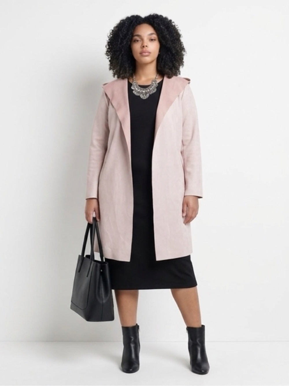 Zara Light Pink Trench Coat